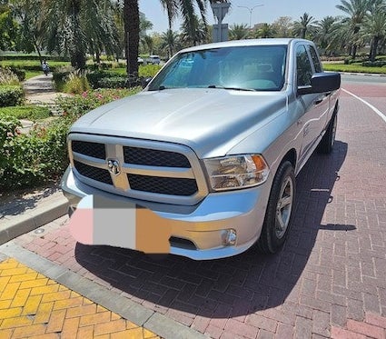 Silver Dodge RAM 1500 Regular Cab 2016