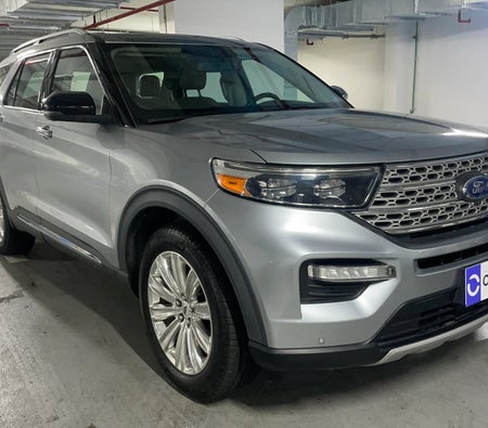 فضي فورد Explorer Limited 2022 فضي فورد Explorer Limited 2022