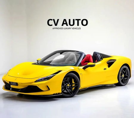 Желтый Ferrari F8 Spider 2020 год Желтый Ferrari F8 Spider 2020 год