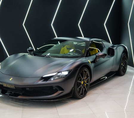 Noir mat Ferrari 296 GTB 2023