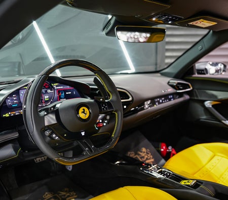 Noir mat Ferrari 296 GTB 2023