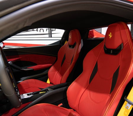 Red Ferrari 296 GTB 2023
