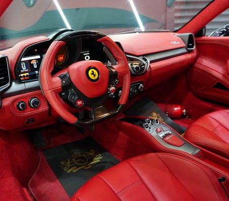 Jaune Ferrari 458 Italia 2014