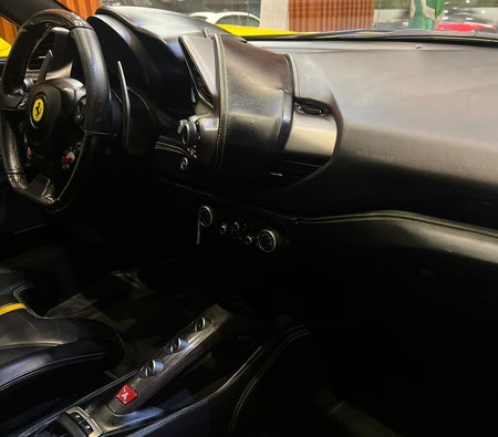 Yellow Ferrari 488 Spider 2018