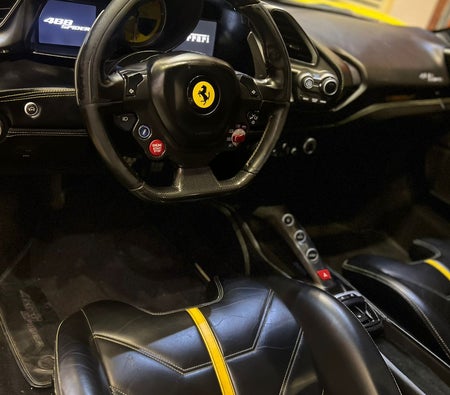 Yellow Ferrari 488 Spider 2018 Yellow Ferrari 488 Spider 2018