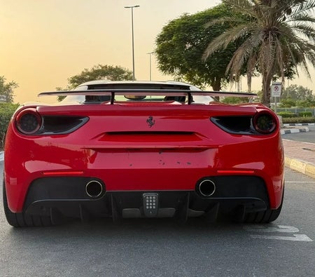 rojo Ferrari 488 Spider 2018