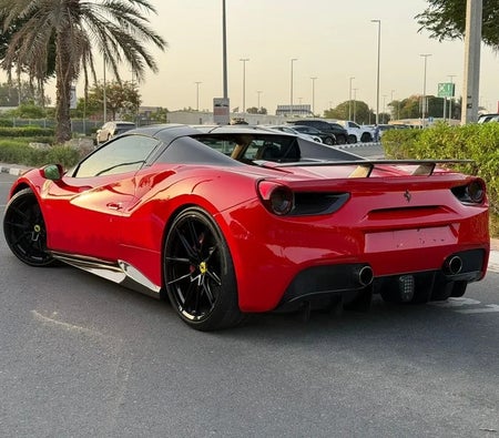 rojo Ferrari 488 Spider 2018