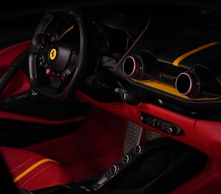 Yellow Ferrari 812 Superfast Standard 2021