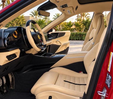 Red Ferrari Purosangue 2024