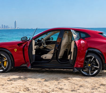 Red Ferrari Purosangue 2024 Red Ferrari Purosangue 2024