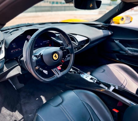 Yellow Ferrari SF90 Stradale 2022