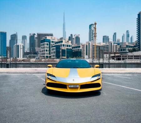 Yellow Ferrari SF90 Stradale 2022