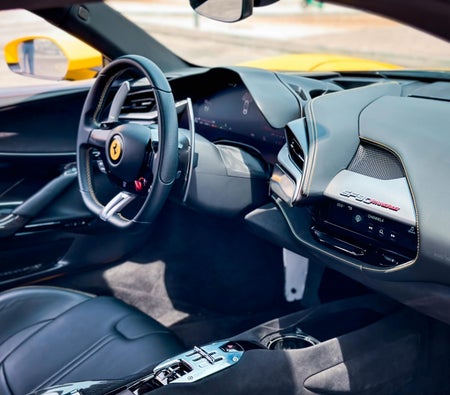 Yellow Ferrari SF90 Stradale 2022