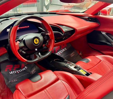Red Ferrari SF90 Stradale 2023