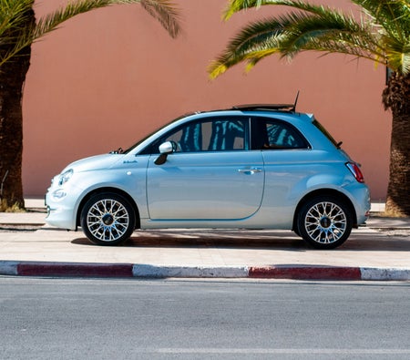 Silver Fiat 500C 2023