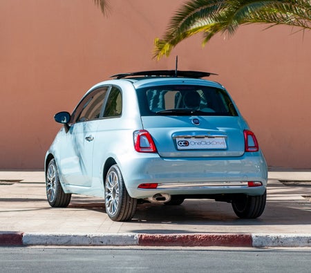 Silver Fiat 500C 2023