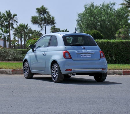 Blue Fiat 500C 2023 Blue Fiat 500C 2023