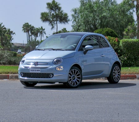 Blue Fiat 500C 2023 Blue Fiat 500C 2023