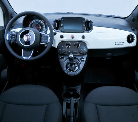 Blue Fiat 500C 2023 Blue Fiat 500C 2023