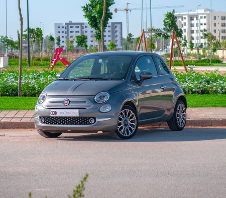 Blue Fiat 500C 2023 Blue Fiat 500C 2023