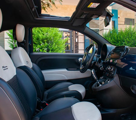 Black Fiat 500C 2023 Black Fiat 500C 2023