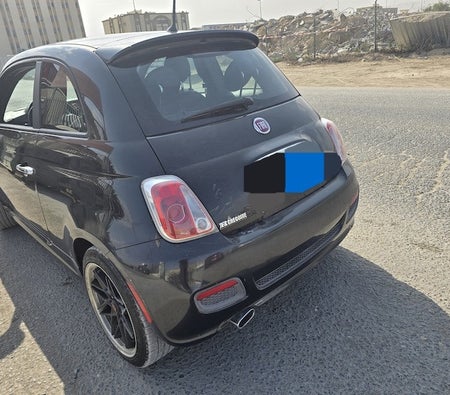 Black Fiat 500 Sport 2013