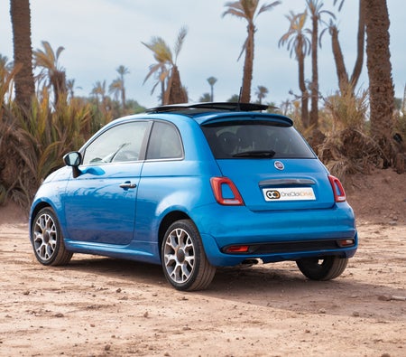 Blau Fiat 500 2023 Blau Fiat 500 2023
