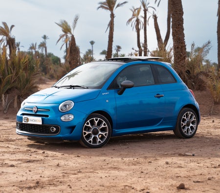 Blau Fiat 500 2023 Blau Fiat 500 2023