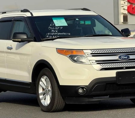 Blanc Ford Explorer XLT 2012
