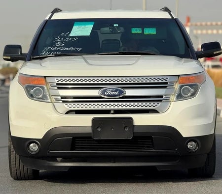 Blanc Ford Explorer XLT 2012