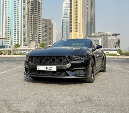 Schwarz Ford Mustang EcoBoost Premium Fastback 2024 Schwarz Ford Mustang EcoBoost Premium Fastback 2024