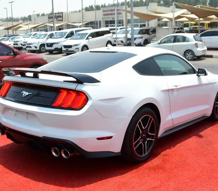 Beyaz Ford Mustang EcoBoost 2020