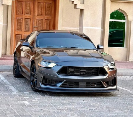 Grijs Ford Mustang EcoBoost 2020 Grijs Ford Mustang EcoBoost 2020