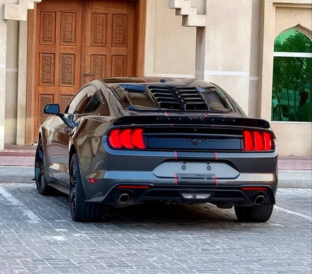 Grijs Ford Mustang EcoBoost 2020 Grijs Ford Mustang EcoBoost 2020