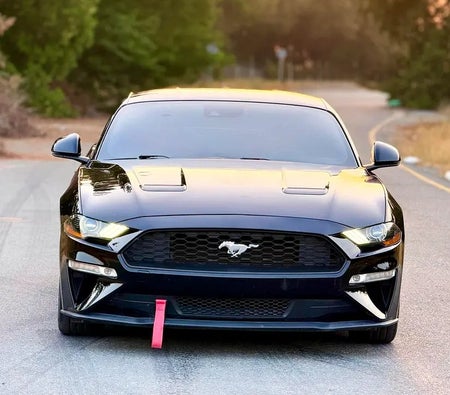 Black Ford Mustang GT 2020
