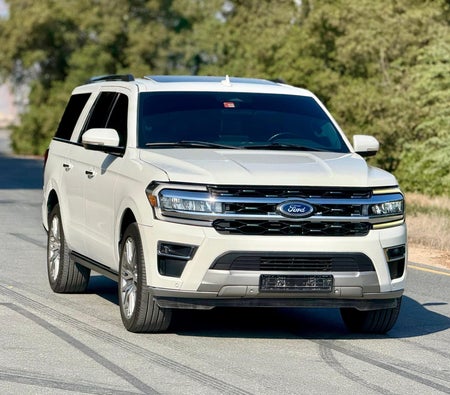 White Ford Expedition Limited 2022