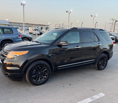Black Ford Explorer Limited Sport 2013