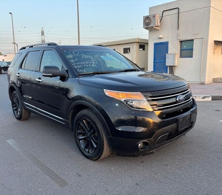 Black Ford Explorer Limited Sport 2013