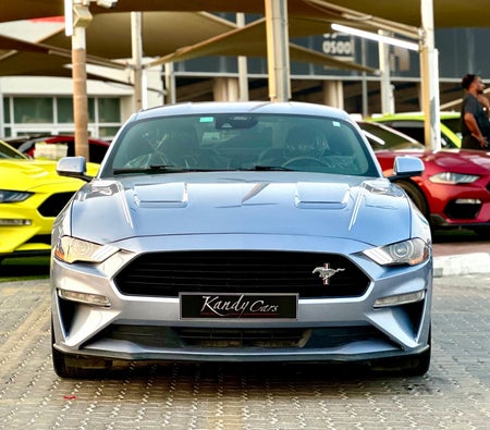 Blue Ford Mustang EcoBoost Premium Fastback 2022