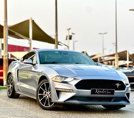 Blue Ford Mustang EcoBoost Premium Fastback 2022