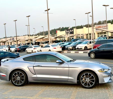 Blue Ford Mustang EcoBoost Premium Fastback 2022