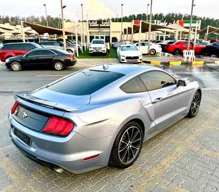 Blue Ford Mustang EcoBoost Premium Fastback 2022