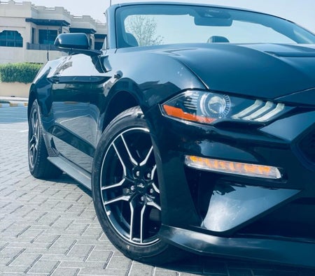 zwart Ford Mustang EcoBoost Convertible V4 2023 zwart Ford Mustang EcoBoost Convertible V4 2023