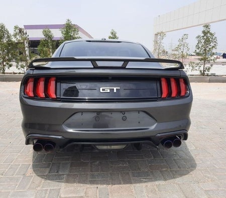 Gray Ford Mustang 2018