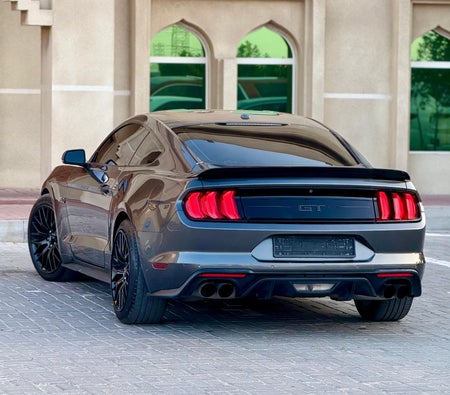Gray Ford Mustang GT 2019