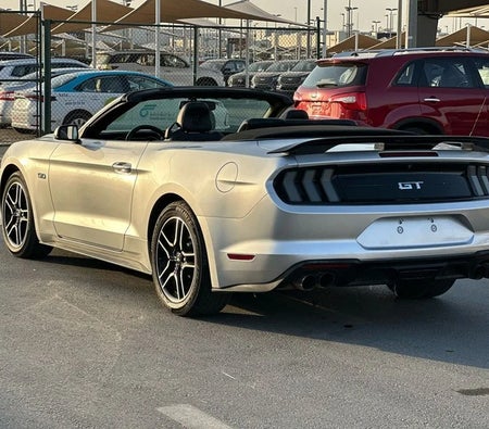 Silver Ford Mustang Convertible GT 2019
