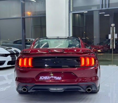 Burgund Ford Mustang EcoBoost 2019