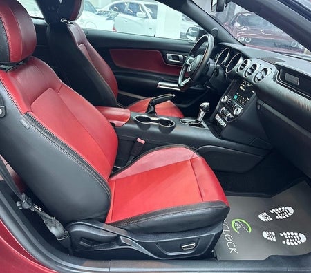 Burgund Ford Mustang EcoBoost 2019