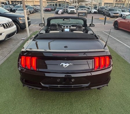 Черный Ford Mustang EcoBoost Premium 2020 год