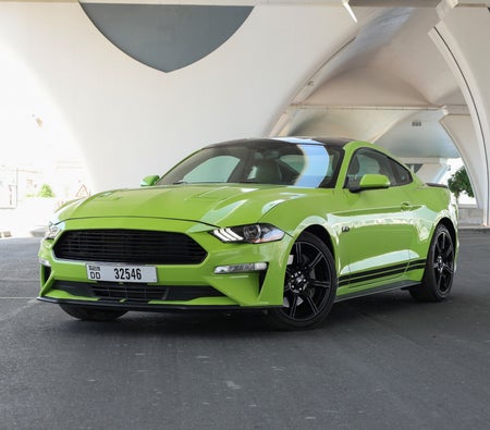 Verde Ford Mustang GT 2020